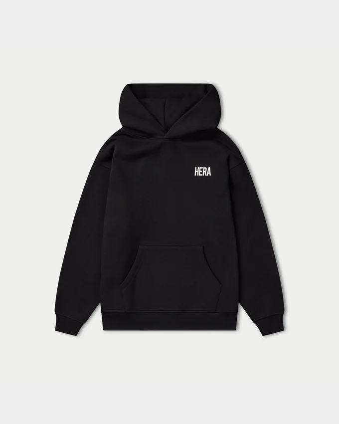 Oversized-Hoodie für Herren – schwarz Oversized-Hoodie für Herren – schwarz