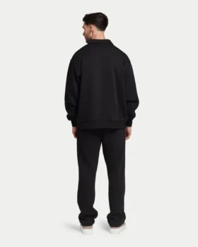 Oversized-Sweatshirt für Herren mit ¼-Reißverschluss