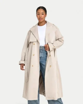 Oversized-Trenchcoat für Damen – Safari