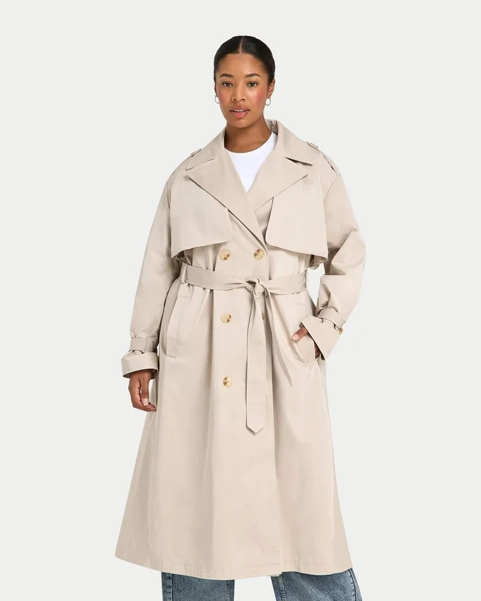 Oversized-Trenchcoat für Damen – Safari Oversized-Trenchcoat für Damen – Safari