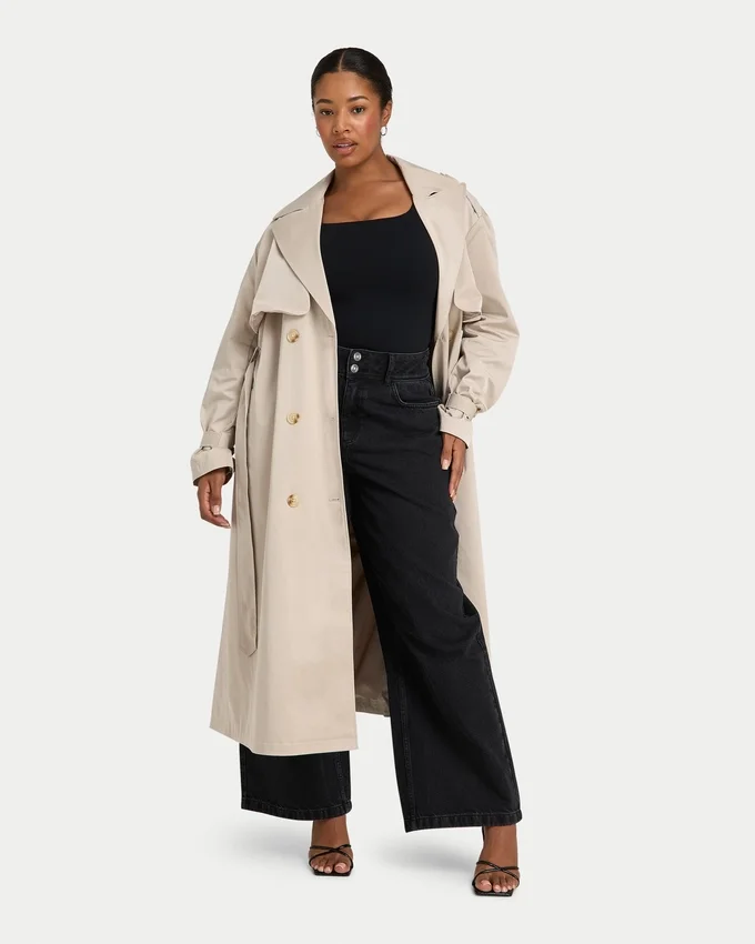 Oversized-Trenchcoat für Damen – Safari Oversized-Trenchcoat für Damen – Safari