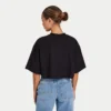 Rewear Icon Cropped T-Shirt – Schwarz