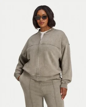 Signature Washed Bomberjacke für Damen
