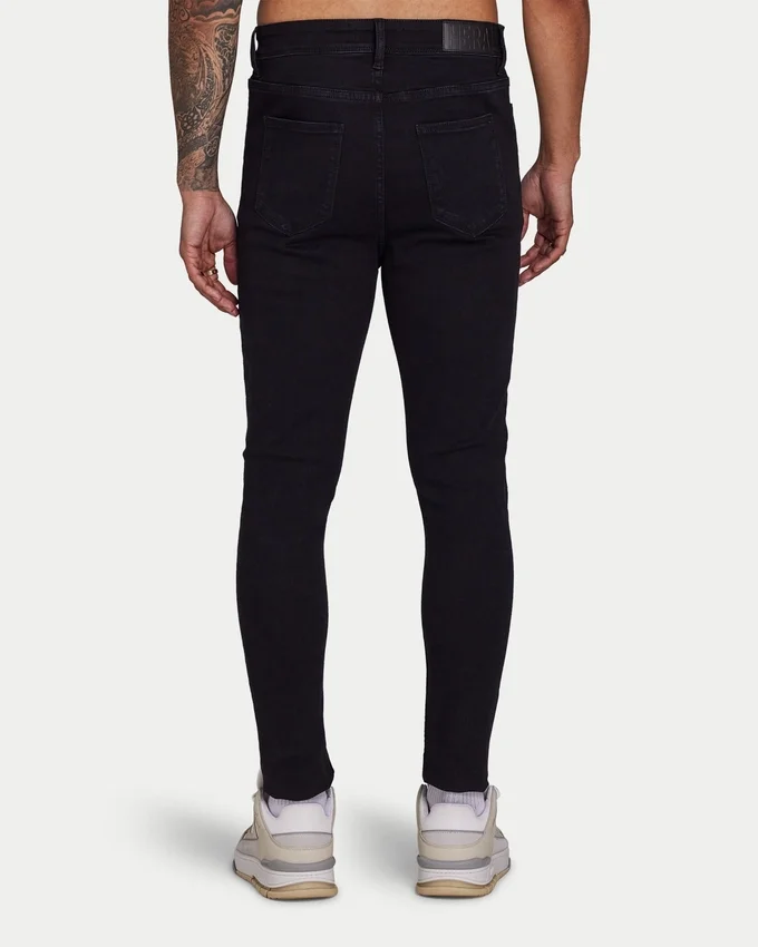 Spray-On-Jeans für Herren – schwarz Spray-On-Jeans für Herren – schwarz