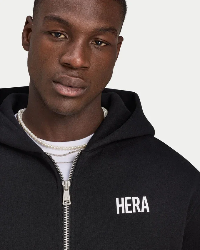 Unverzichtbarer Oversize-Hoodie mit Reißverschluss für Herren Unverzichtbarer Oversize-Hoodie mit Reißverschluss für Herren