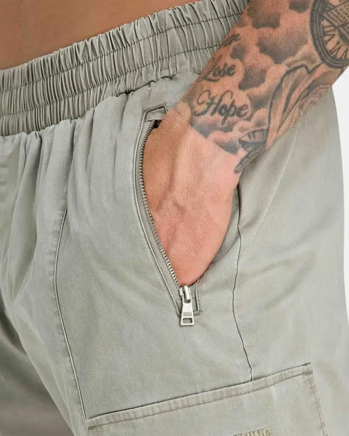 Utility-Cargohose für Herren – Graugrün Utility-Cargohose für Herren – Graugrün